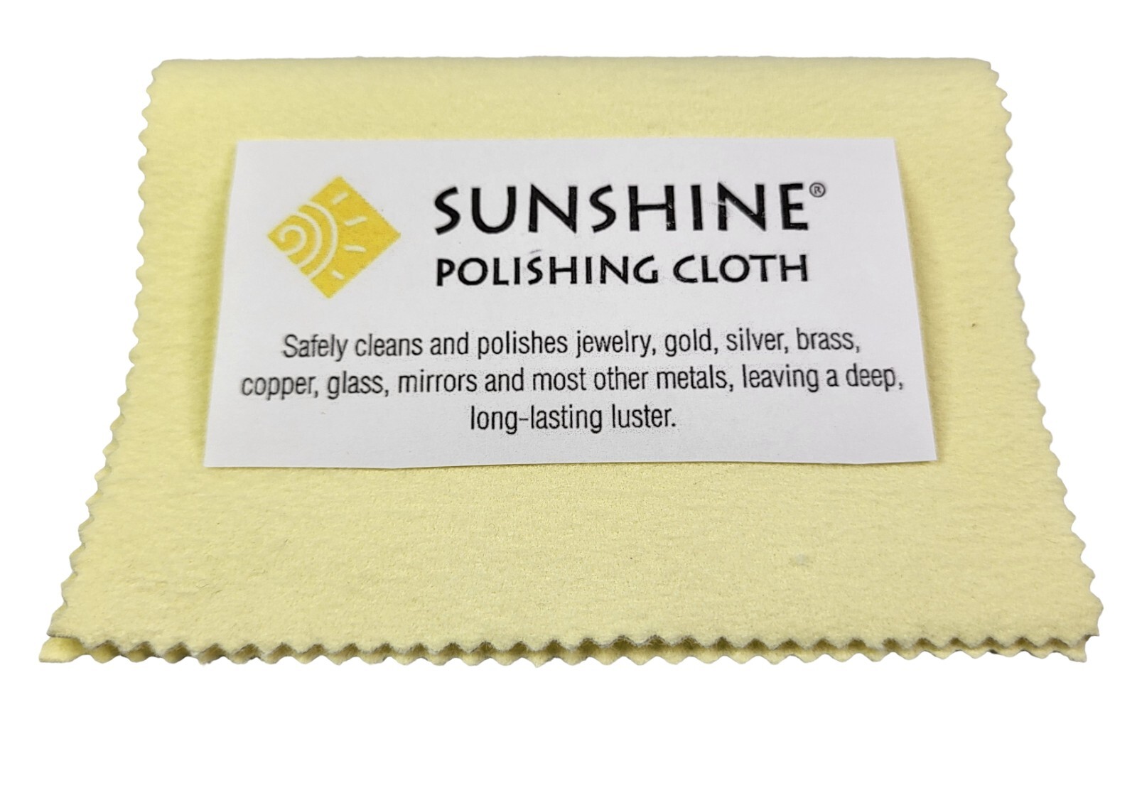 Sunshine Polishing Cloth (Large 7,5’’x5’’) – Jewelry Cleaning Cloth