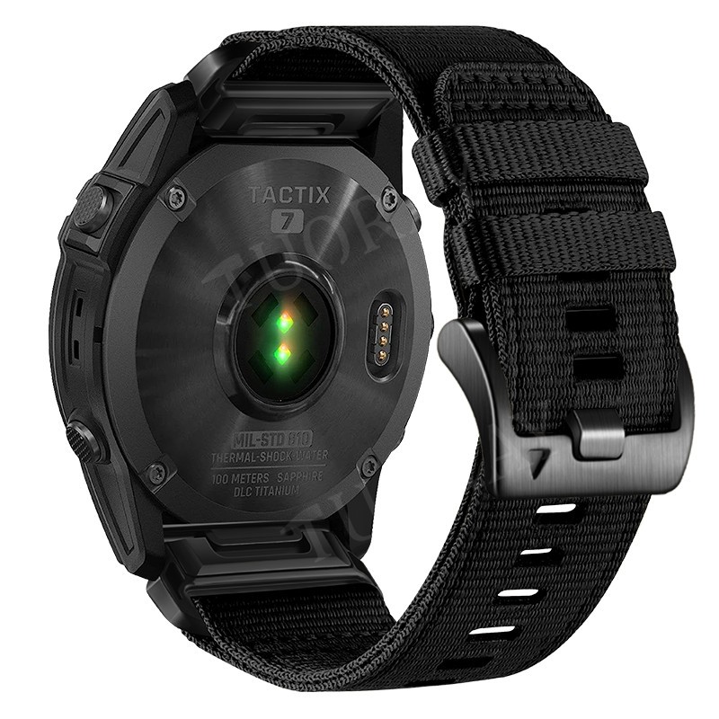 Nylon Band For Garmin Fenix 8 E 7 7X 6 6X 5 5X 3 HR Approach S62 S60 Watch Strap