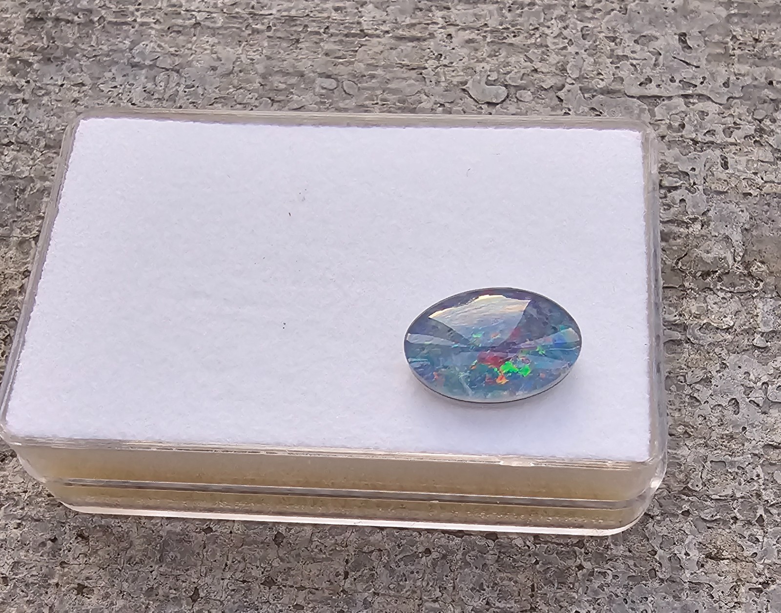 Opal triplet 14.2×10.1mm Oval Loose Stone