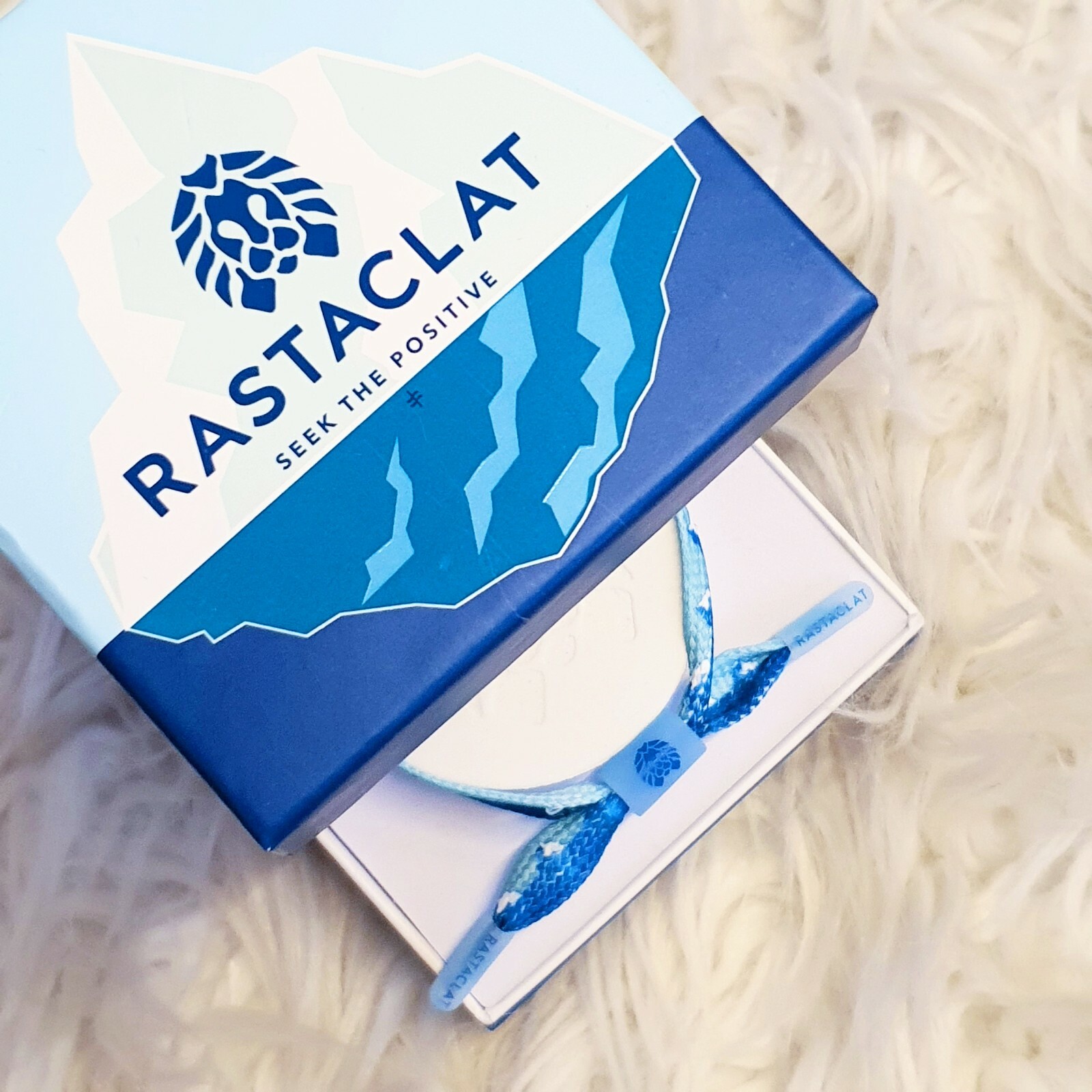 Brand New RASTACLAT Iceberg Winter Boxed Shoelace Bracelet