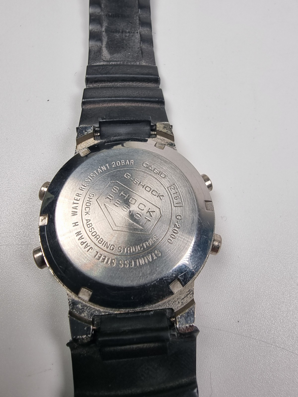 Casio RARE Trigraph G-2000 Module 2161 G-Shock Vintage Japan Screw-down Caseback