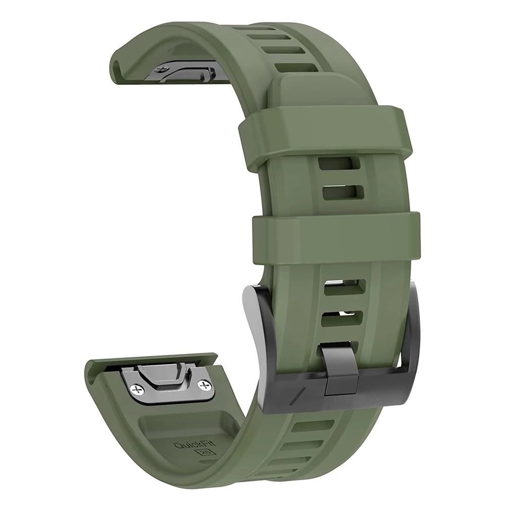QuickFit 22mm 26mm Silicone Watch Band Quick Release Sport Strap Replacement