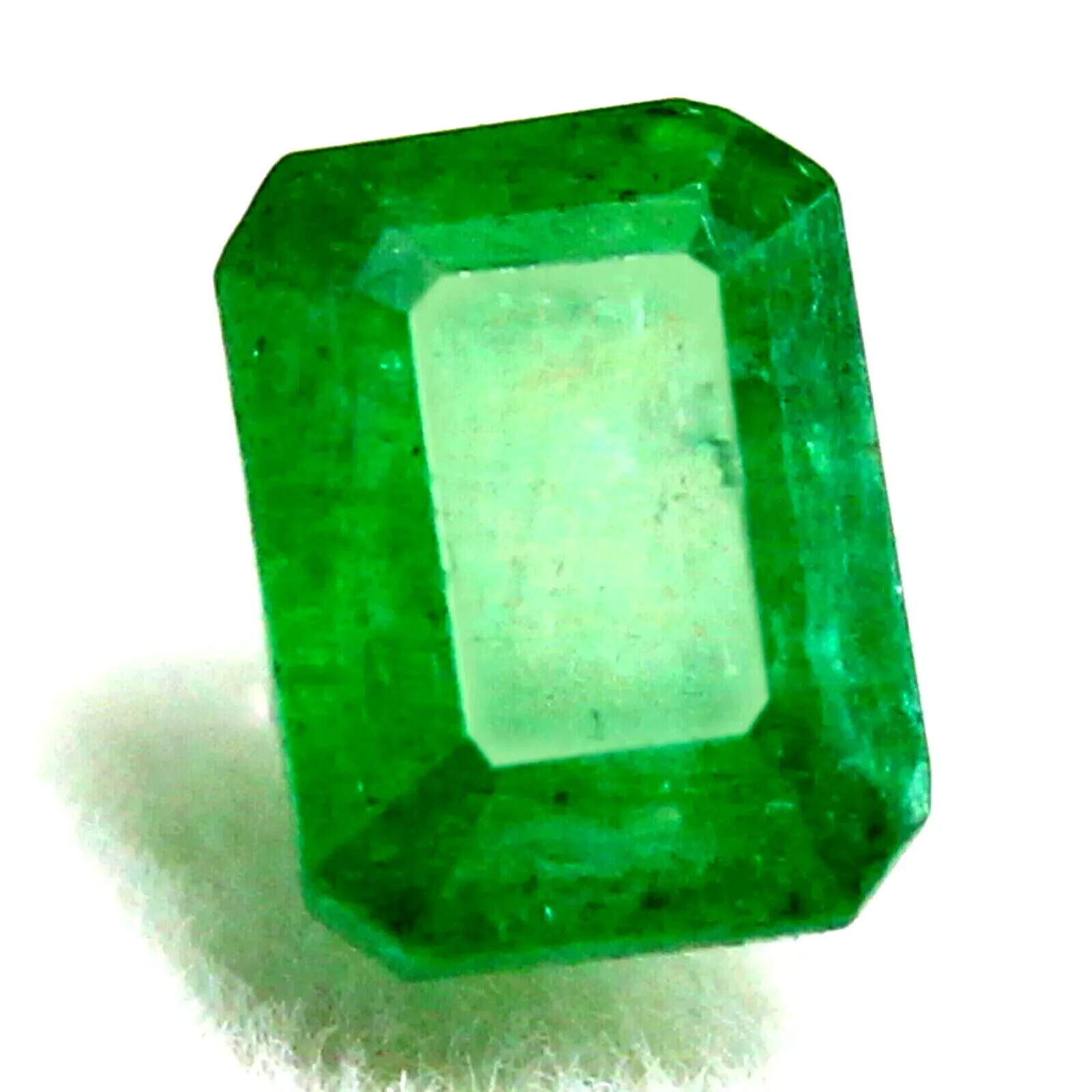 Natural Colombian Green Emerald 17.95 Ct Emerald Cut Loose Gemstone CERTIFIED