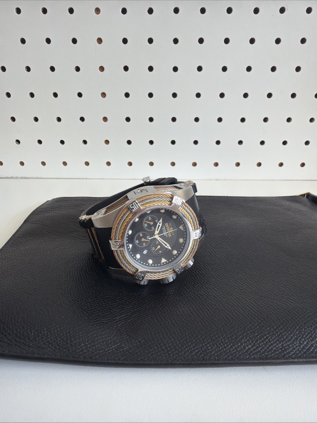 Invicta Bolt Zeus Men’s Watch – 53mm, Steel, Gold, Black (37192)