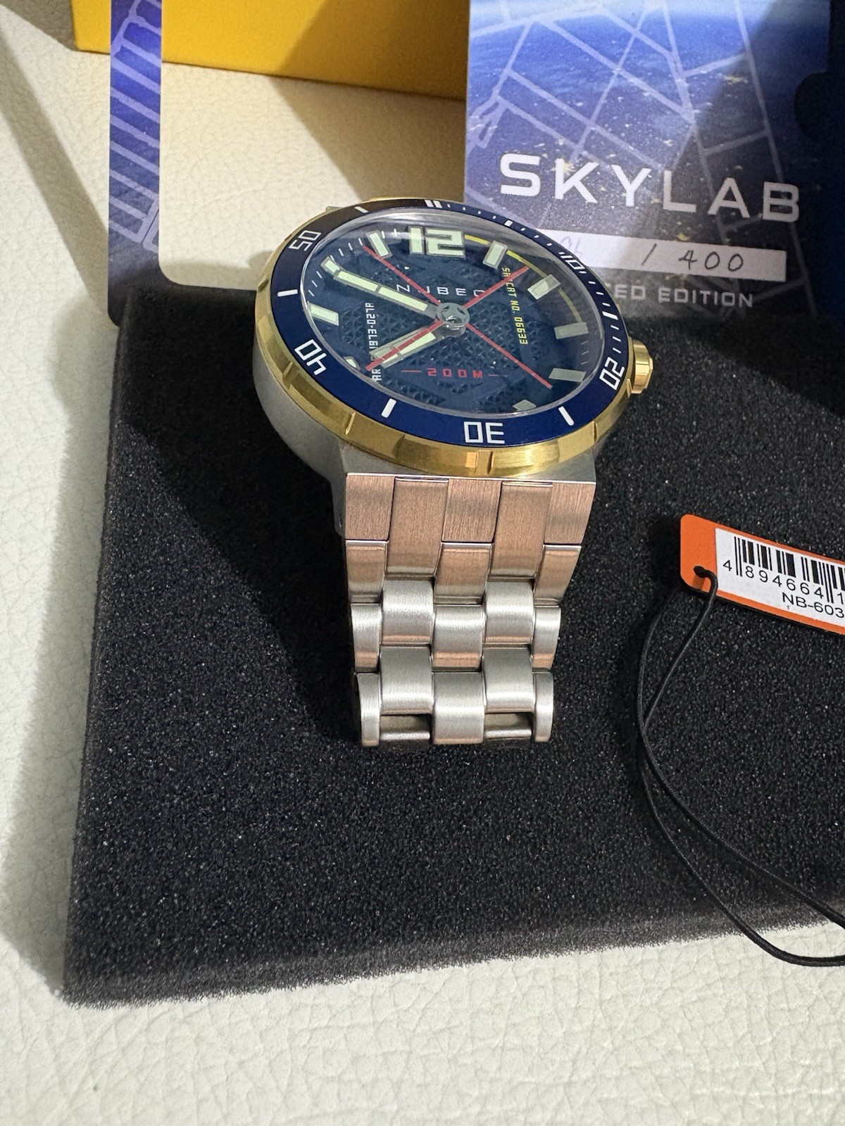 Nubeo Skylab Admiral Blue Skeleton Limited Edition Automatic Watch
