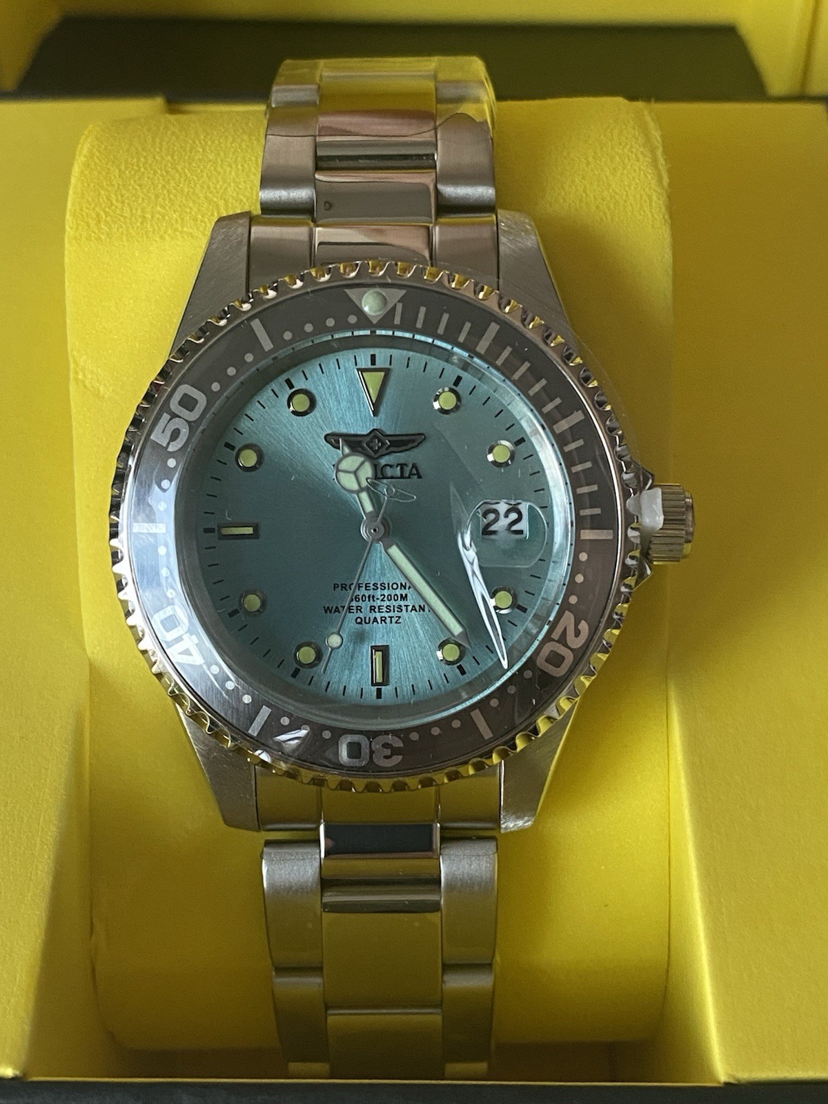 Brand New Invicta Pro Diver Anchoris Men’s Watch 37.5mm Steel (48726)