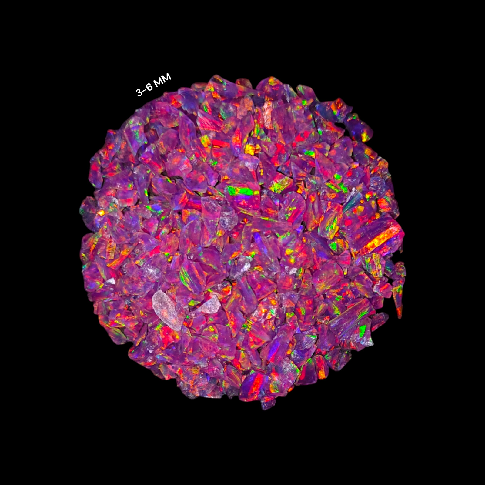 Crushed Pink Opal Coarse Gemstone Powder All Size Premium Inlay Material Opal