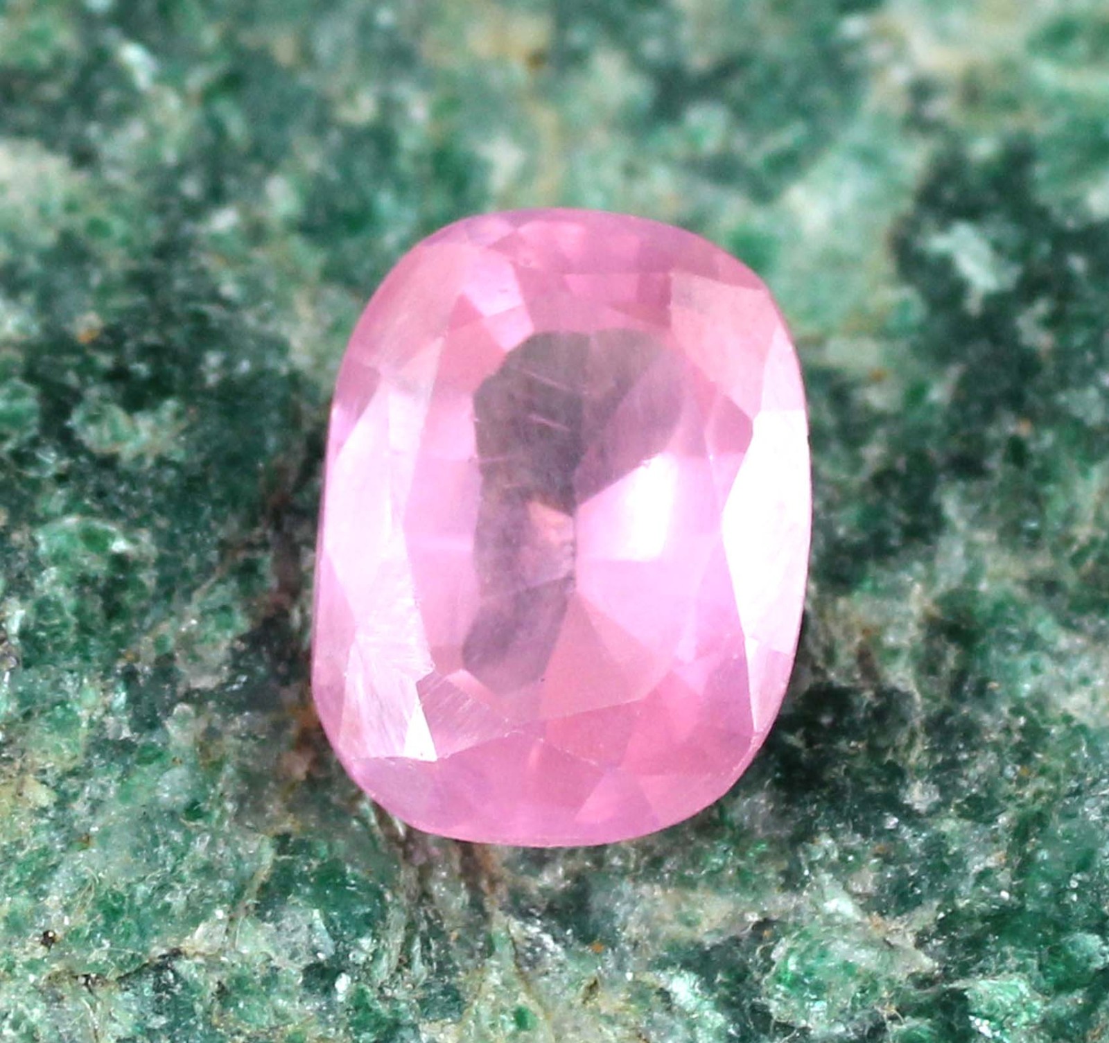 Srilankan Natural Pink Spinel 10.45 Ct/12 mm Cushion Gemstone Certified T36524