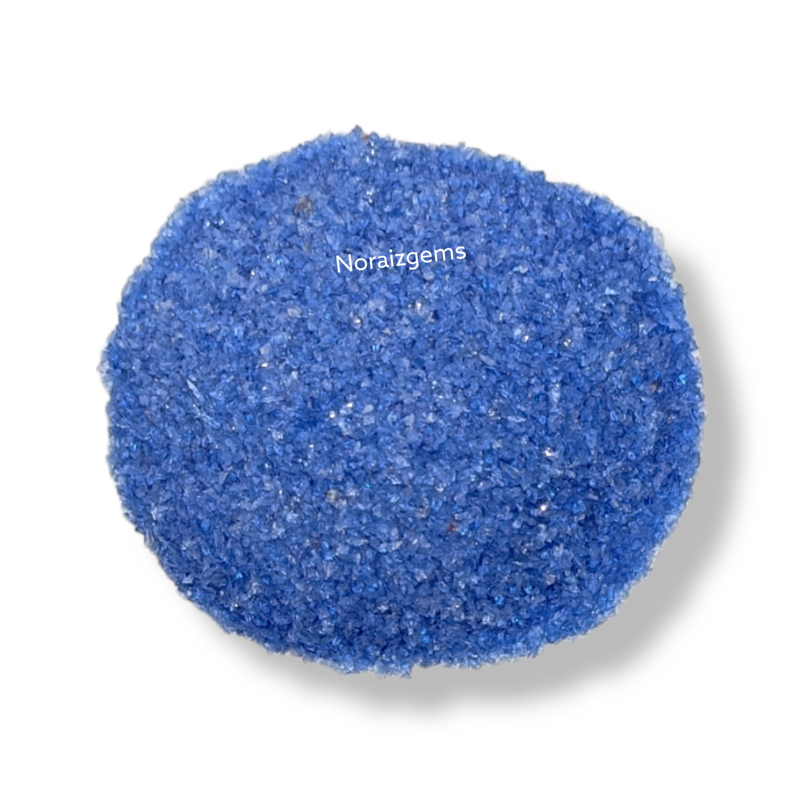 Crushed Blue Hydro Quartz Gemstone Coarse For Woodworking, Ring Inlay, Resin Art