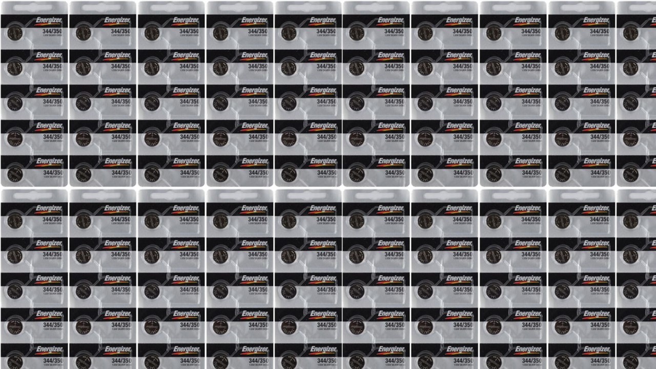 100NEW Energizer 344/350 SR1136SW Silver Oxide Watch Batteries 1.55V-