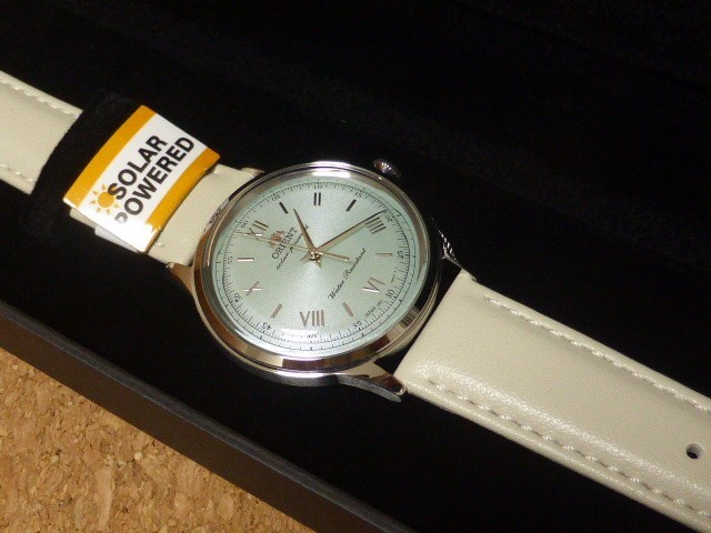 Orient Bambino 38 RN-WK0002E Solar Men Watch Made in Japan New in Box