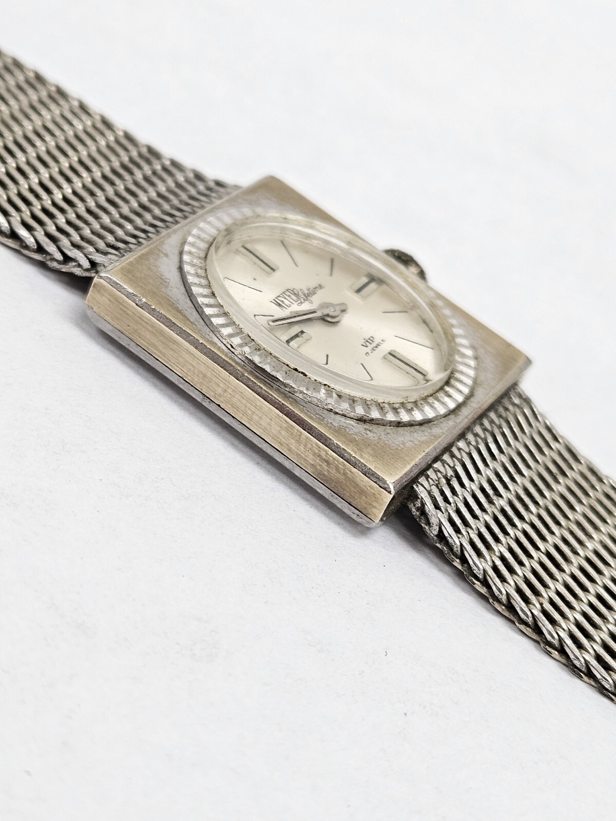 Vintage NICOLET 17 Jewel Watch Meyer Jewelry VIP Lifetime Swiss Mechanical Wind