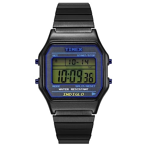 TIMEX TW2V94200 PAC-MAN Digital Watch Black 30mm Quartz Unisex Japan New