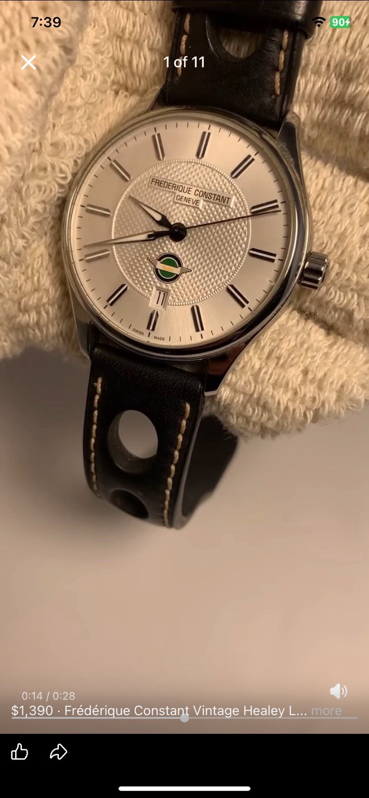 Frédérique Constant Vintage Healey Limited Edition 13/1888 Swiss Auto Box&Papers