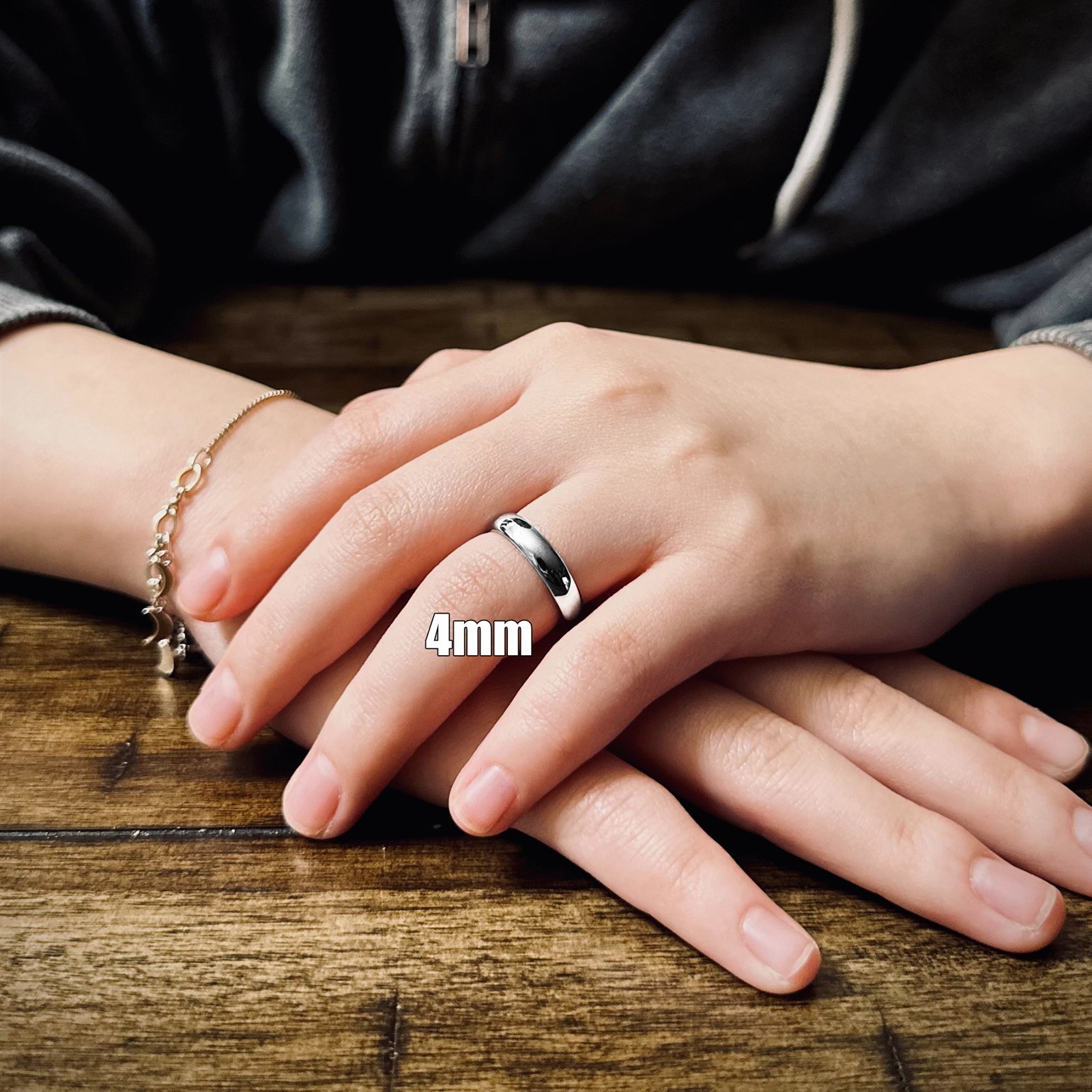 Free Engraving-Tungsten Carbide Polished Plain Wedding Band Ring All Sizes
