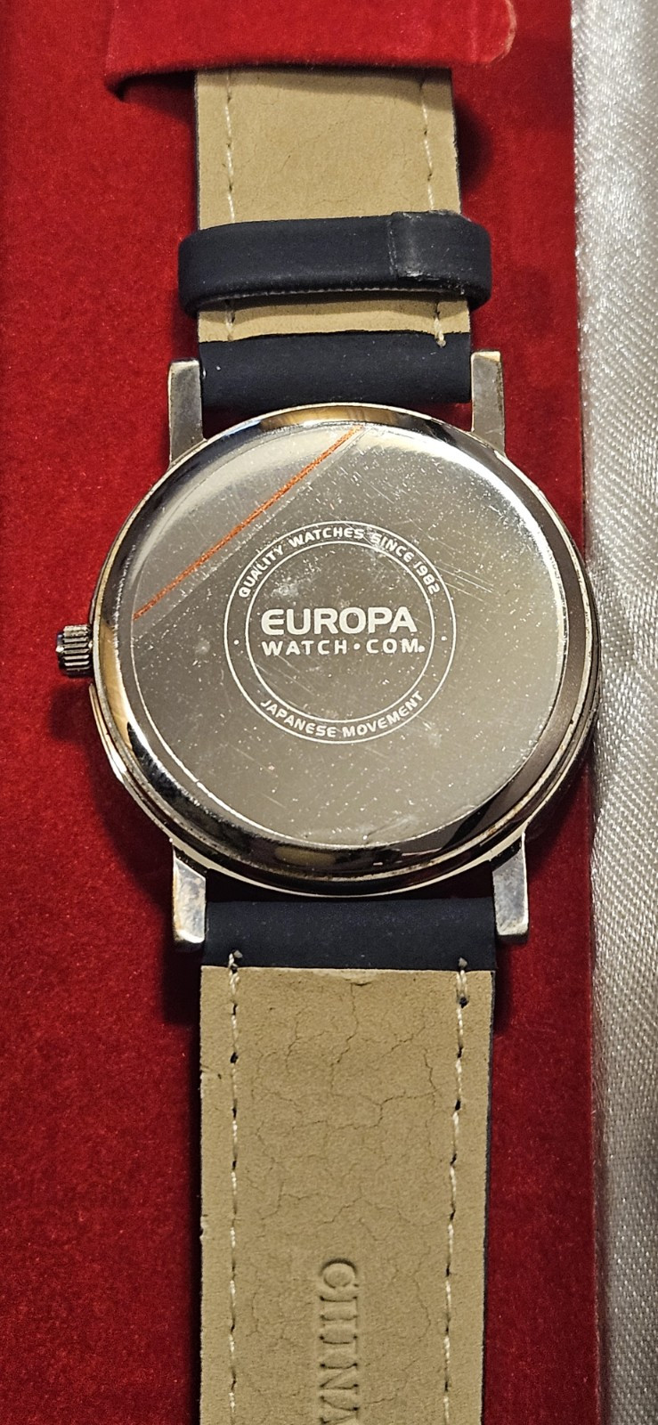 Vtg Collectible Europa Wristwatch Hollywood Squares Logo ~ NEW, Not Tested~ED148