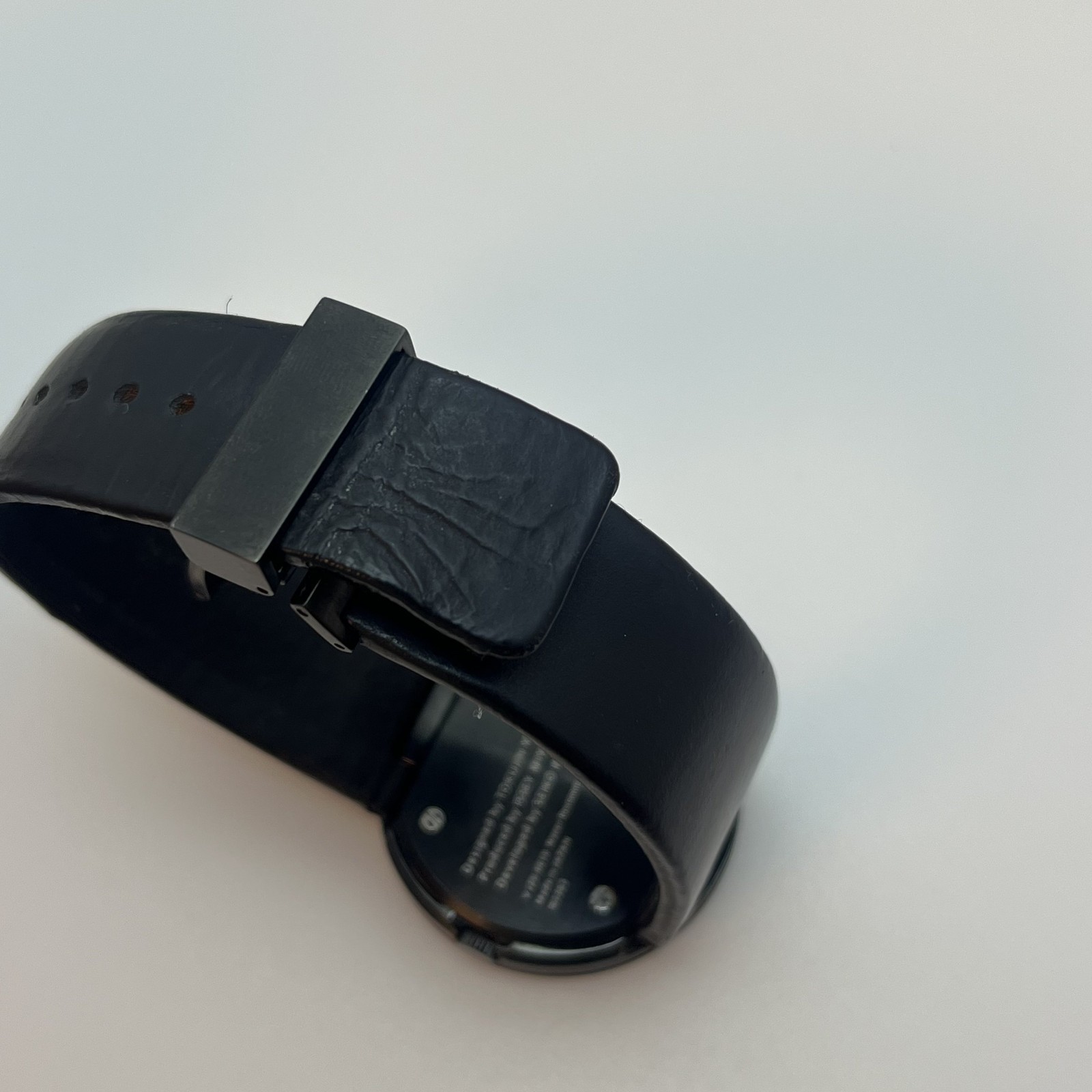 Seiko Issey Miyake TOKUJIN YOSHIOKA Qz Watch Japan Minimalist Black Leather#623B