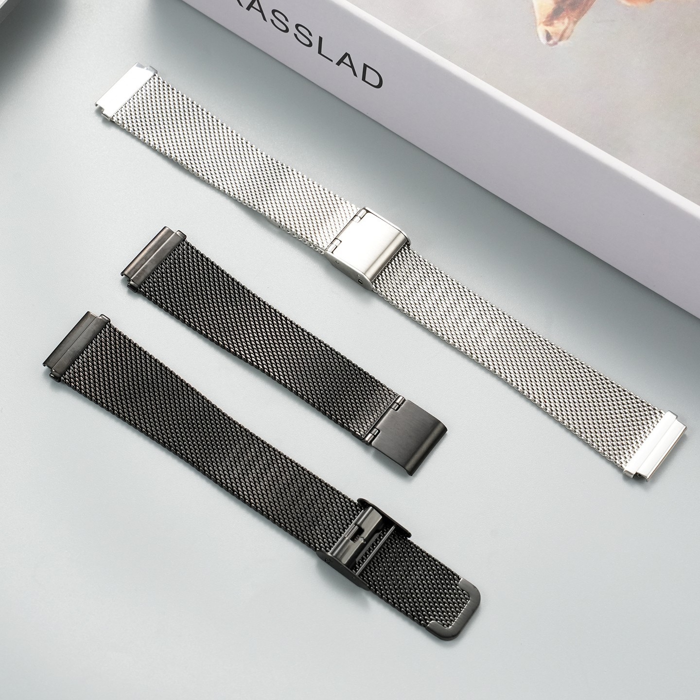 For Casio A158 A159 Modified Stainless Steel Watch Case F91 Metal Case Strap
