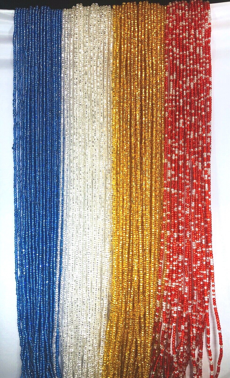 28″-50″ Elegant Tie On African Waist Beads Belly Chain Jewelry Waist Controller