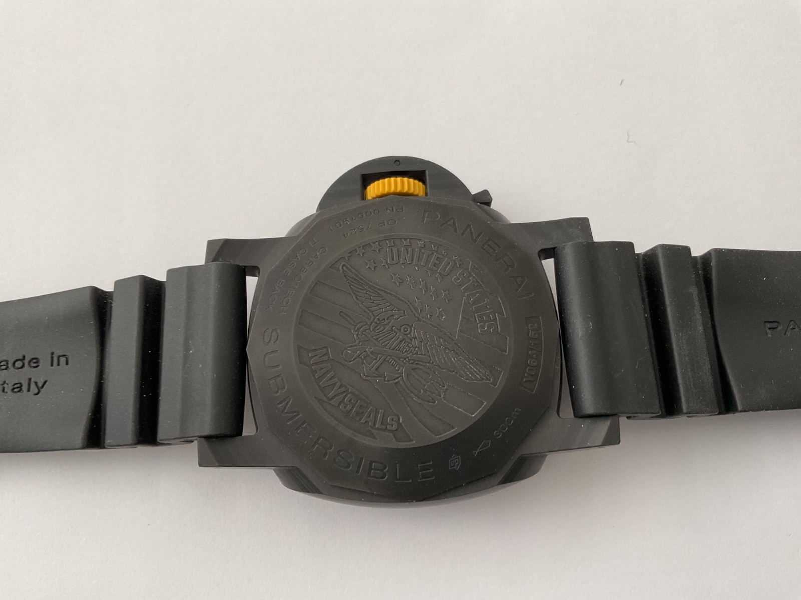 Panerai Submersible GMT Navy Seals Carbotech Limited Edition Black Pam01324