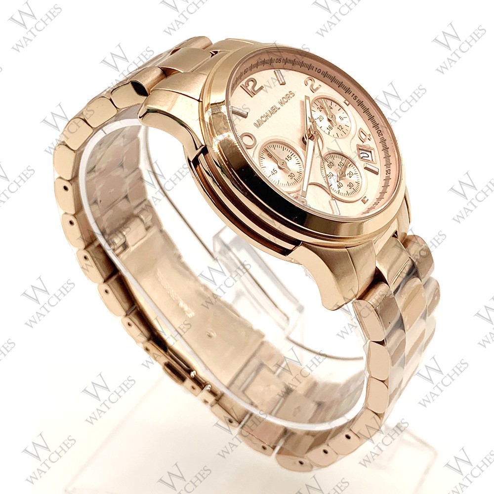 New Michael Kors MK5128 Runway Rose Gold Stainless Steel 38mm Women’s Watch