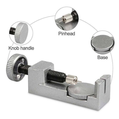 Metal Adjustable Watch Band Strap Bracelet Link Pin Remover Repair Tool Kit US