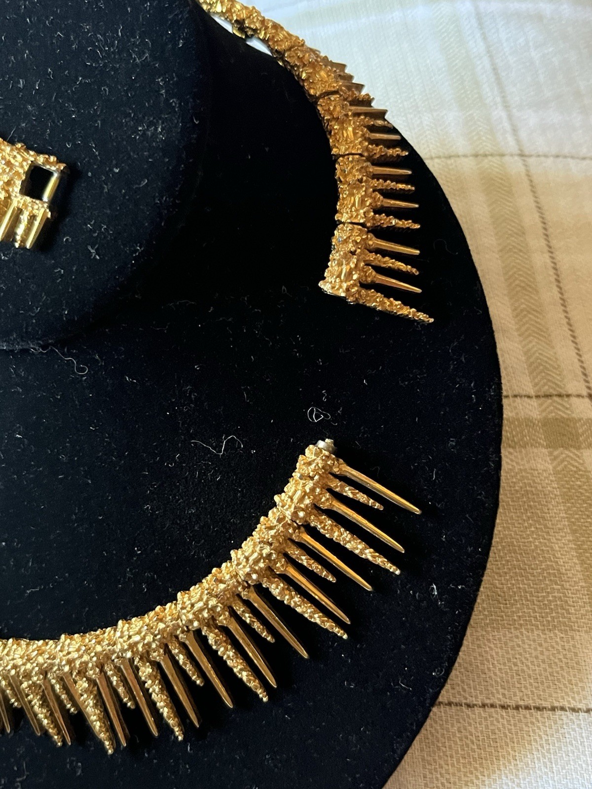 Vintage Marcel Boucher Gold Tone Necklace AS IS