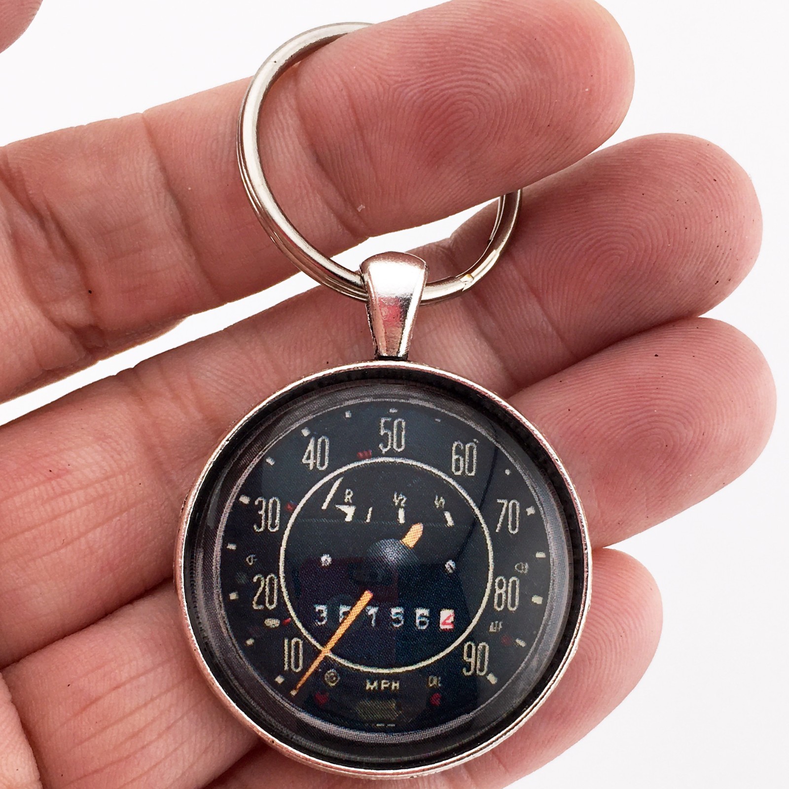 Vintage VW Volkswagen 90 MPH Speedometer 1968-1972 Reproduction Keychain