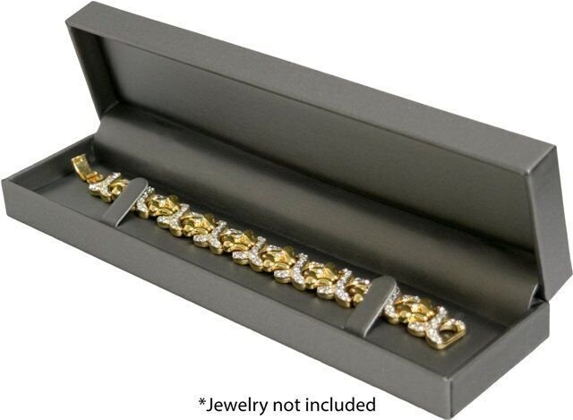 Novel Box Leatherette Bracelet Slit Box Necklace Gift Box Jewelry case Display