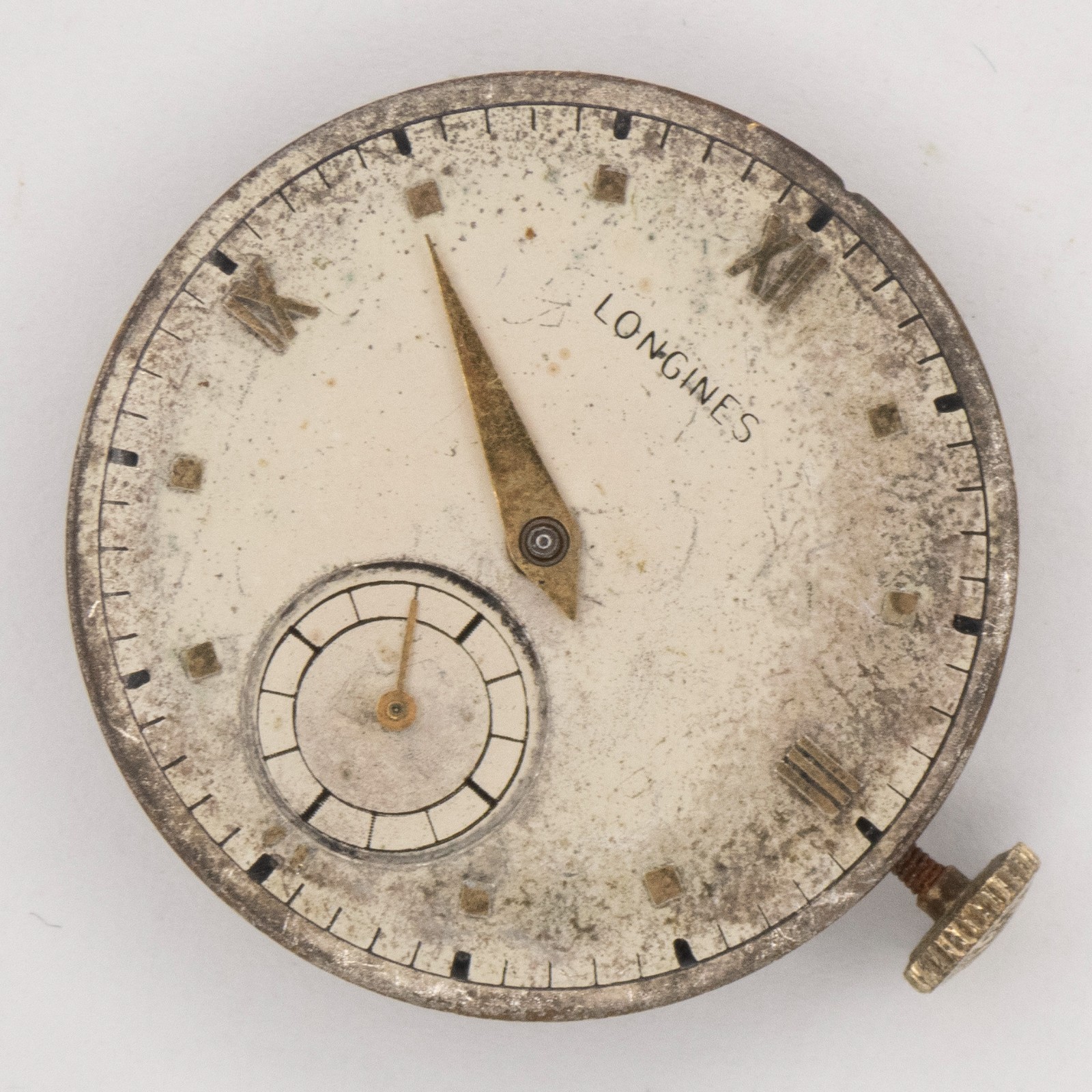 Vintage Longines Caliber 10L 15-Jewel Wristwatch Movement