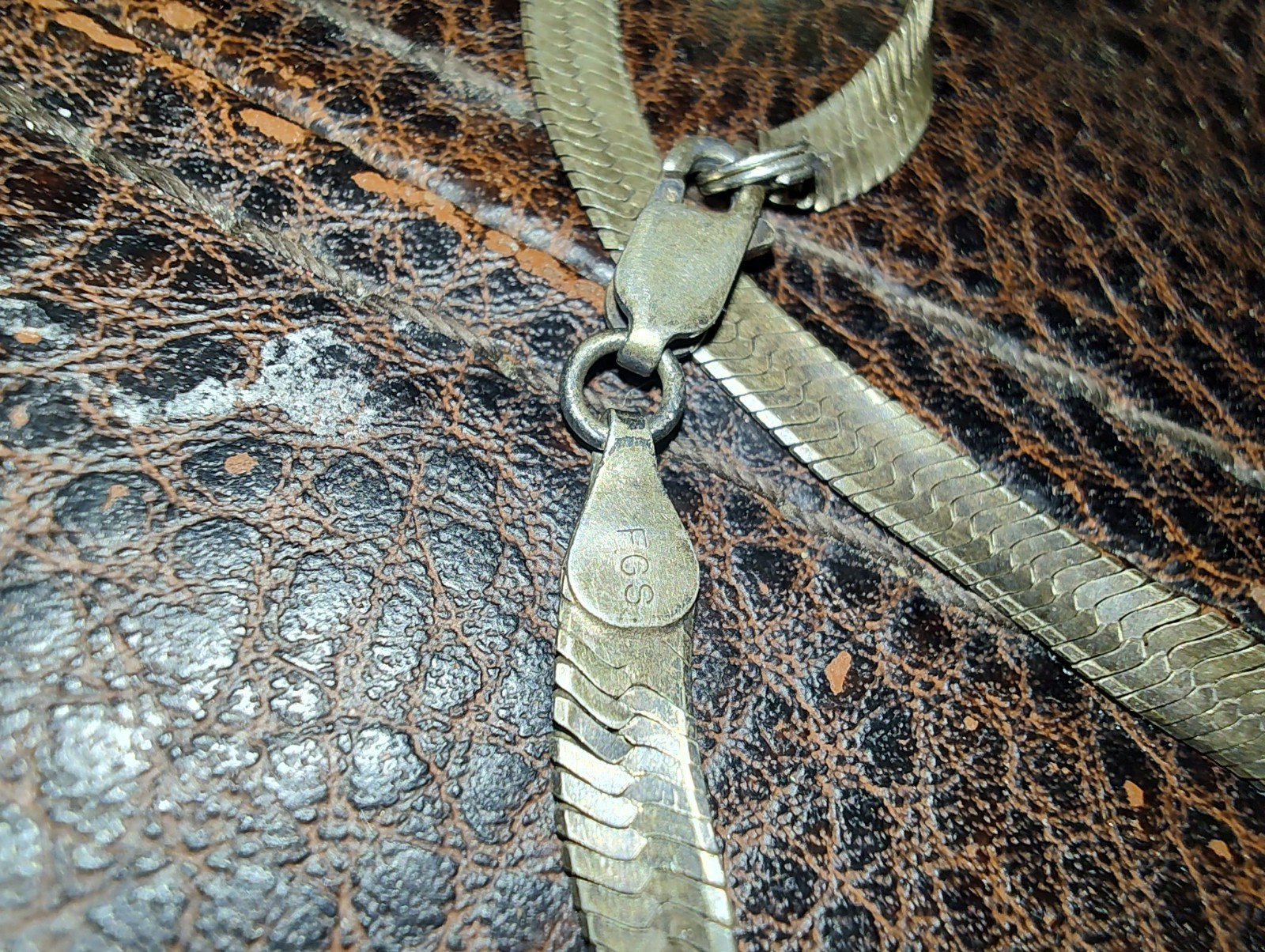 Vintage Womens Vior FGS Silver Bracelet Made in Italy