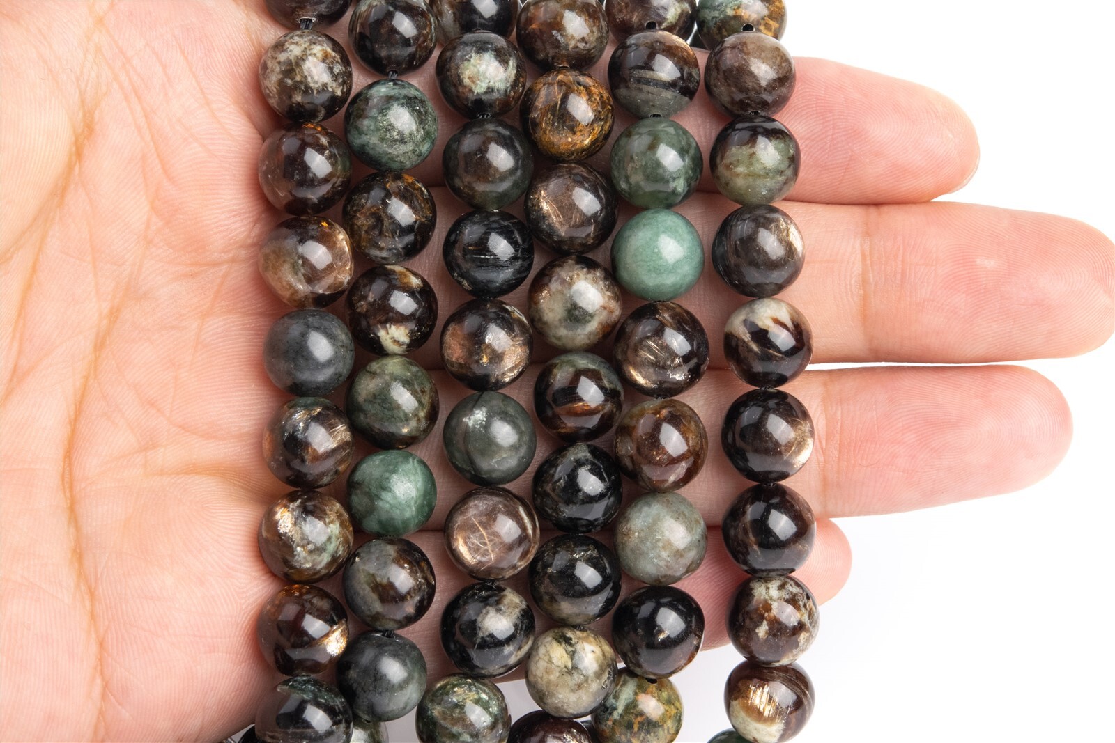 Genuine Natural Phlogopite Beads Grade AAA Round Loose Beads 6/7/8/9/10/11/12MM