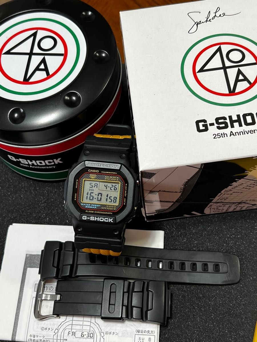 G SHOCK DW 5000SL 25th Anniversary Spike Lee with Box