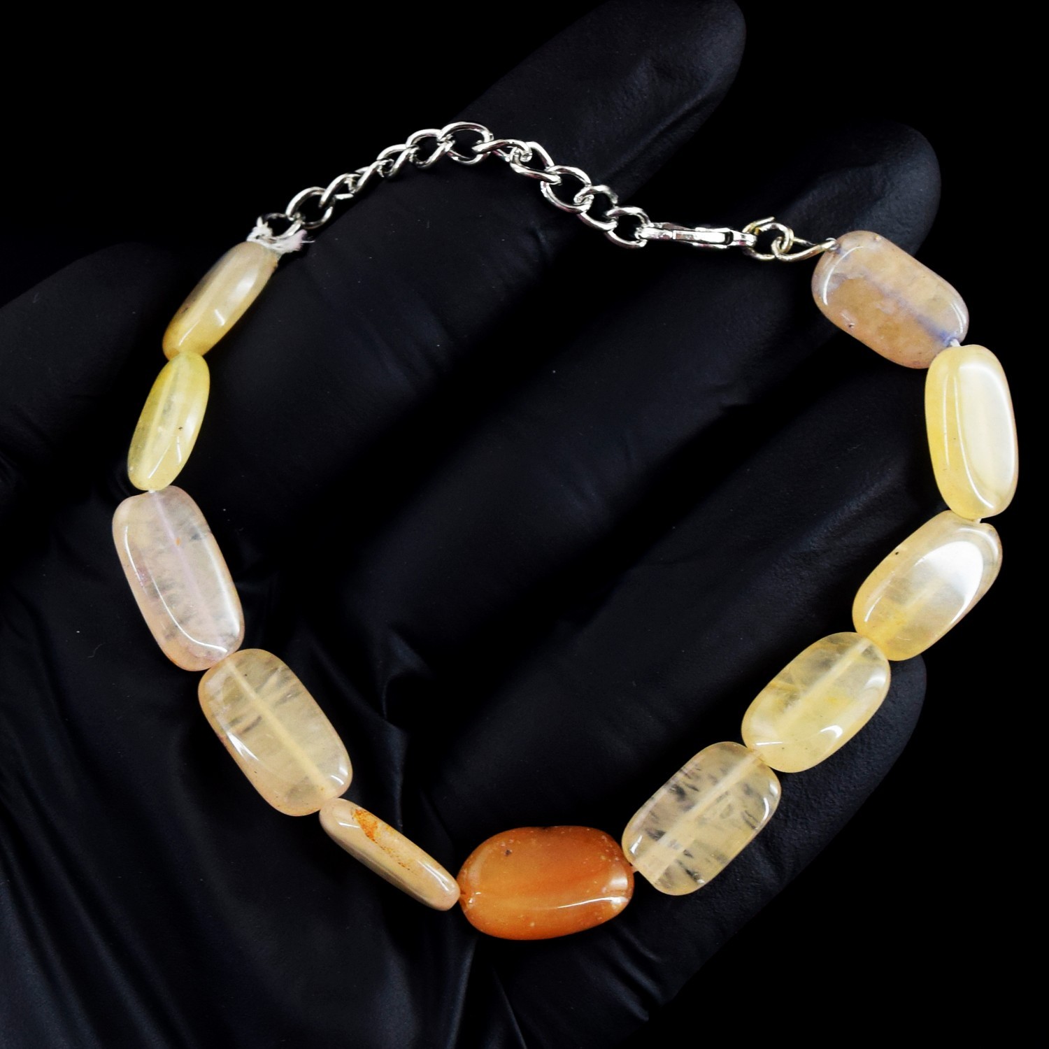 6 Inches Most Outstanding Aventurine 60.00 Cts Beaded Best Bracelet RK 34 E774