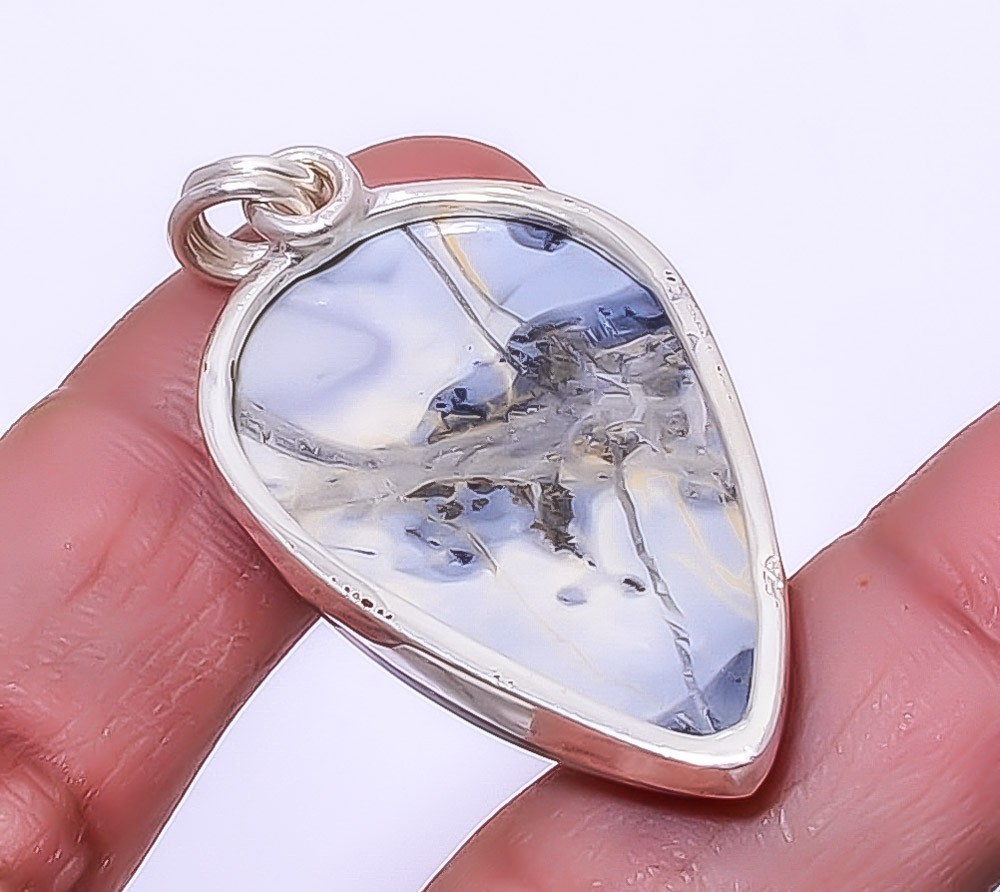 Malingano Jasper – Indonesia 925 Sterling Silver Pendant 1.72″ P7313-44