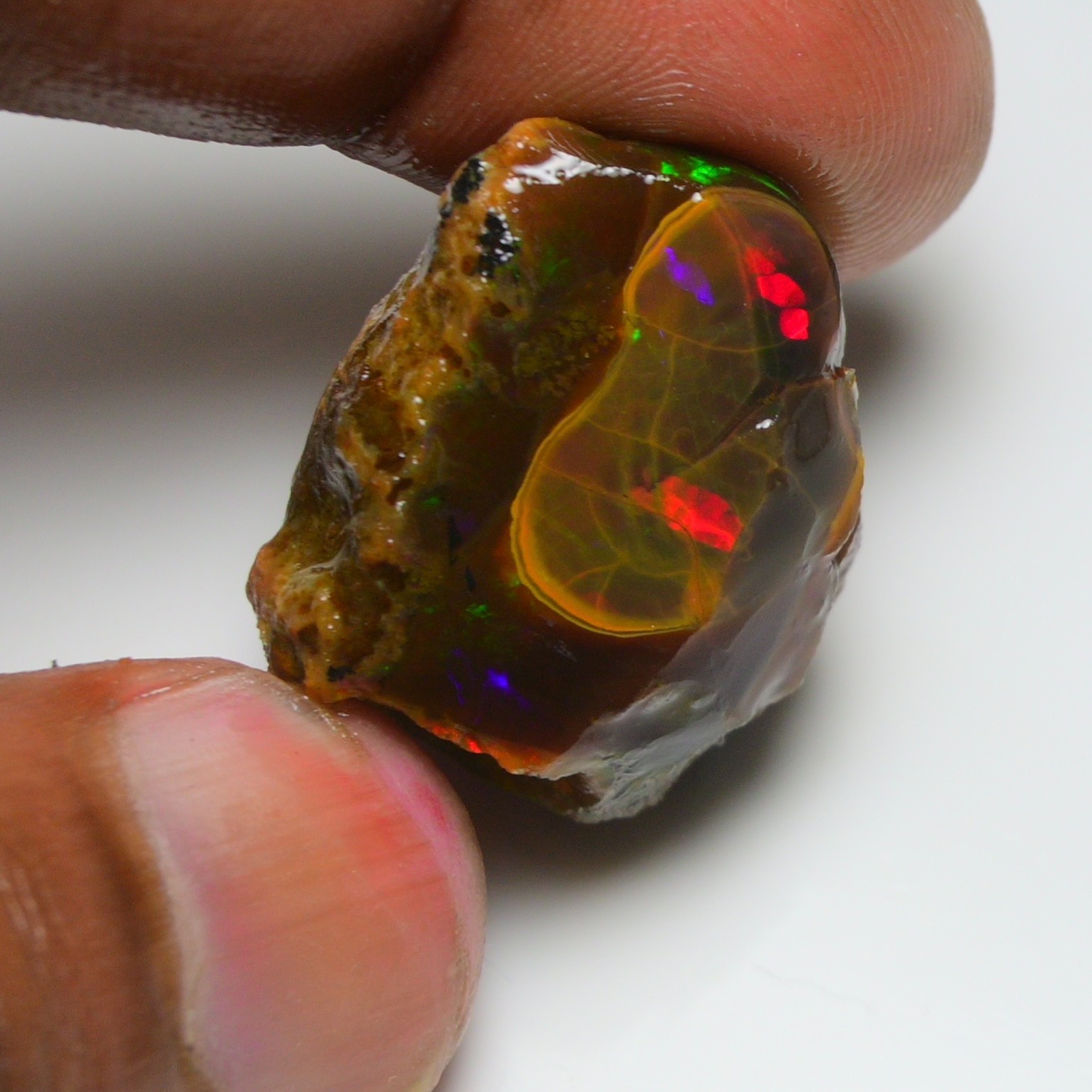 Opal Rough 58.85 Raw, Crystal Opal Specimen, Opal Gemstone