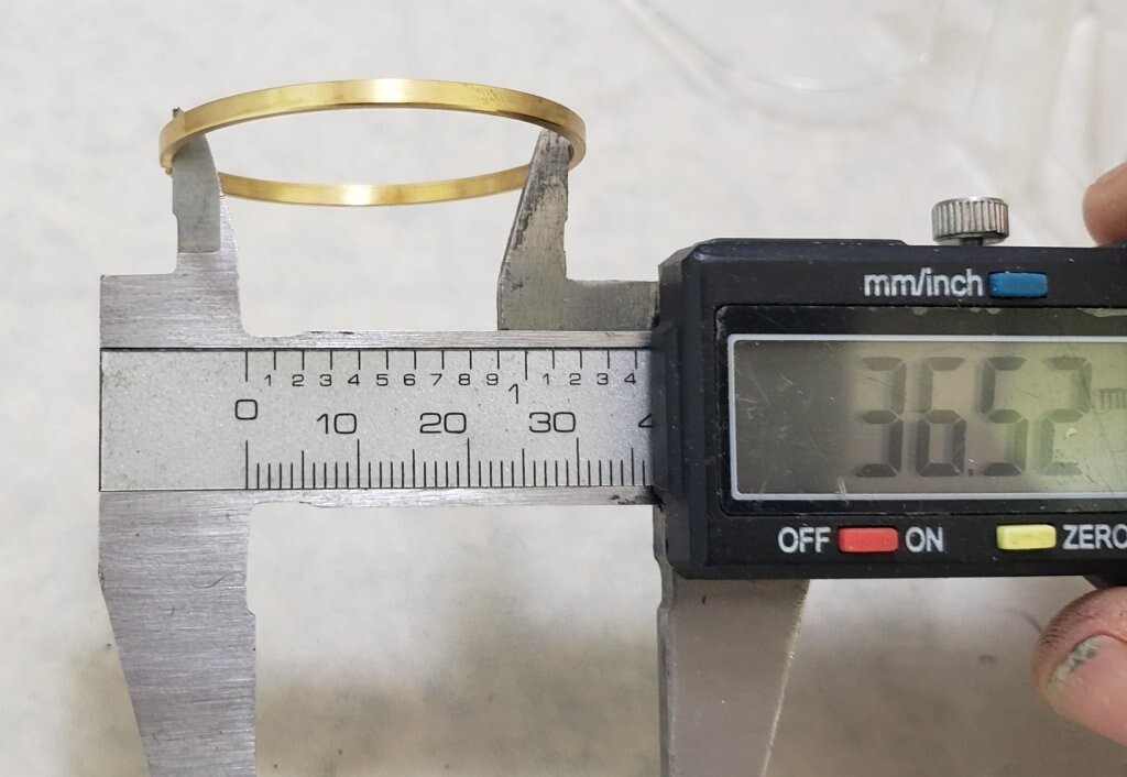 Movement to case ring for ETA 6497 6498, ST3600 3620, ST36 Brass
