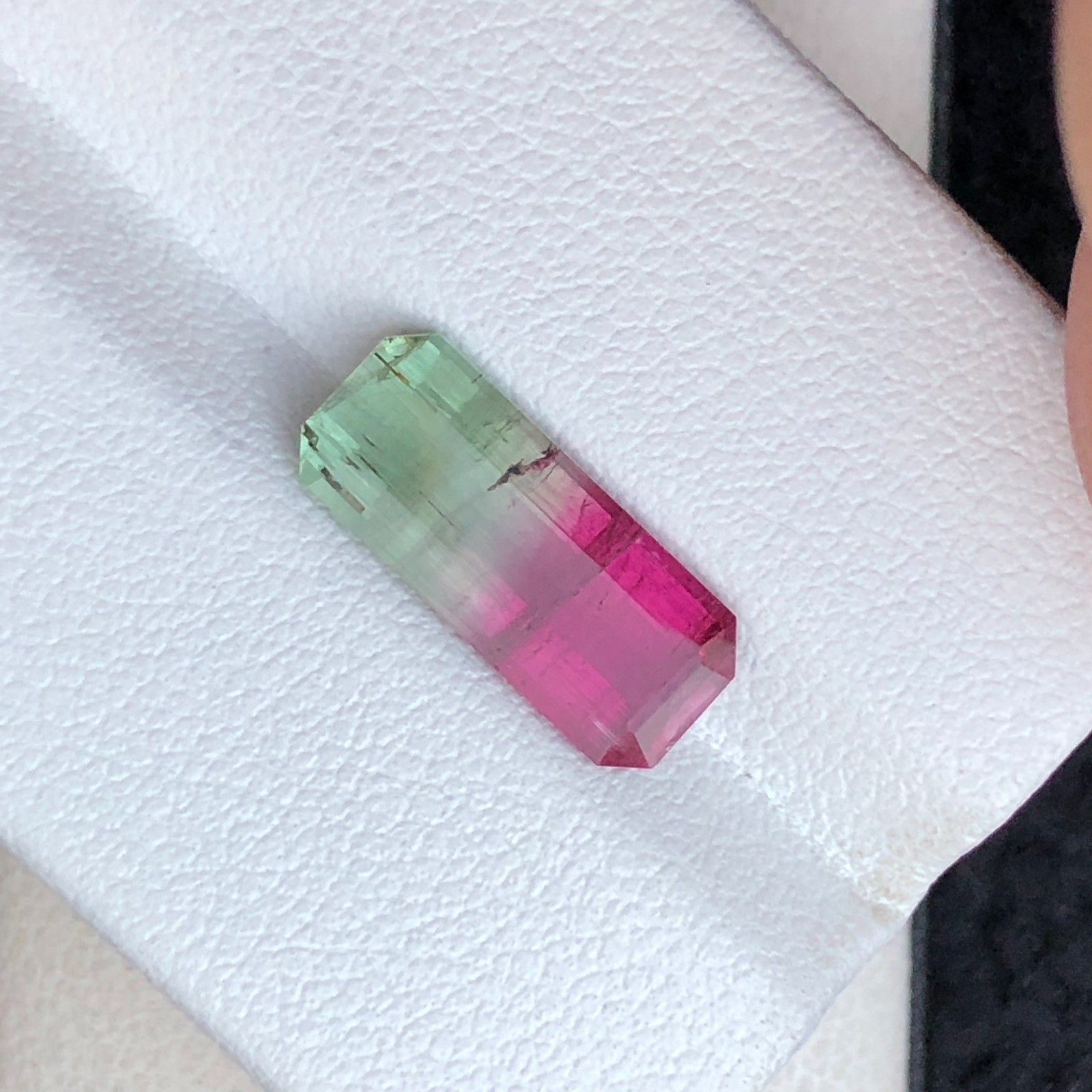 2.80 Ct Natural Bi-color watermelon Tourmaline loose Gemstone From Afghanistan