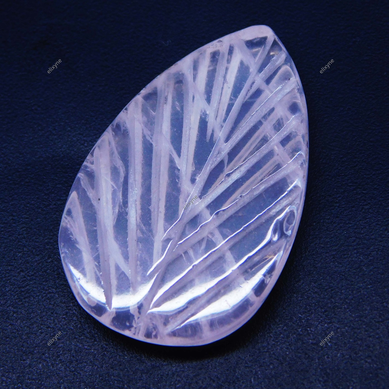 26.75 Ct Natural Ametrine Pear Carving Shape Certified Untreated Gemstone