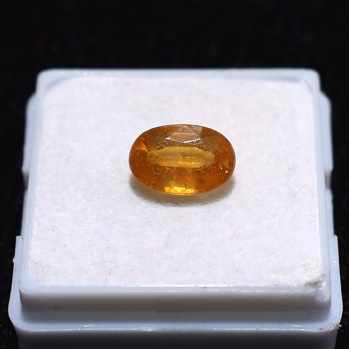 2.45 CT Natural Bangkok Sapphire ( Diffused ) 9mmx6mm Oval Faceted Cut Gemstone