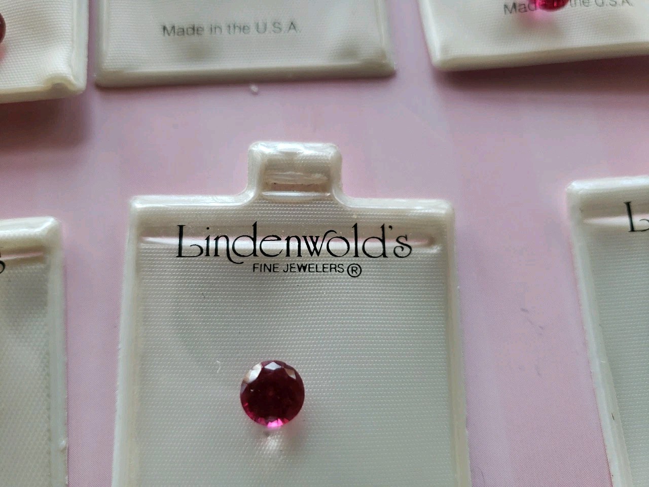 LOT OF 6 Vintage Lindenwold’s Gemstones Tested With The Presidium Tester