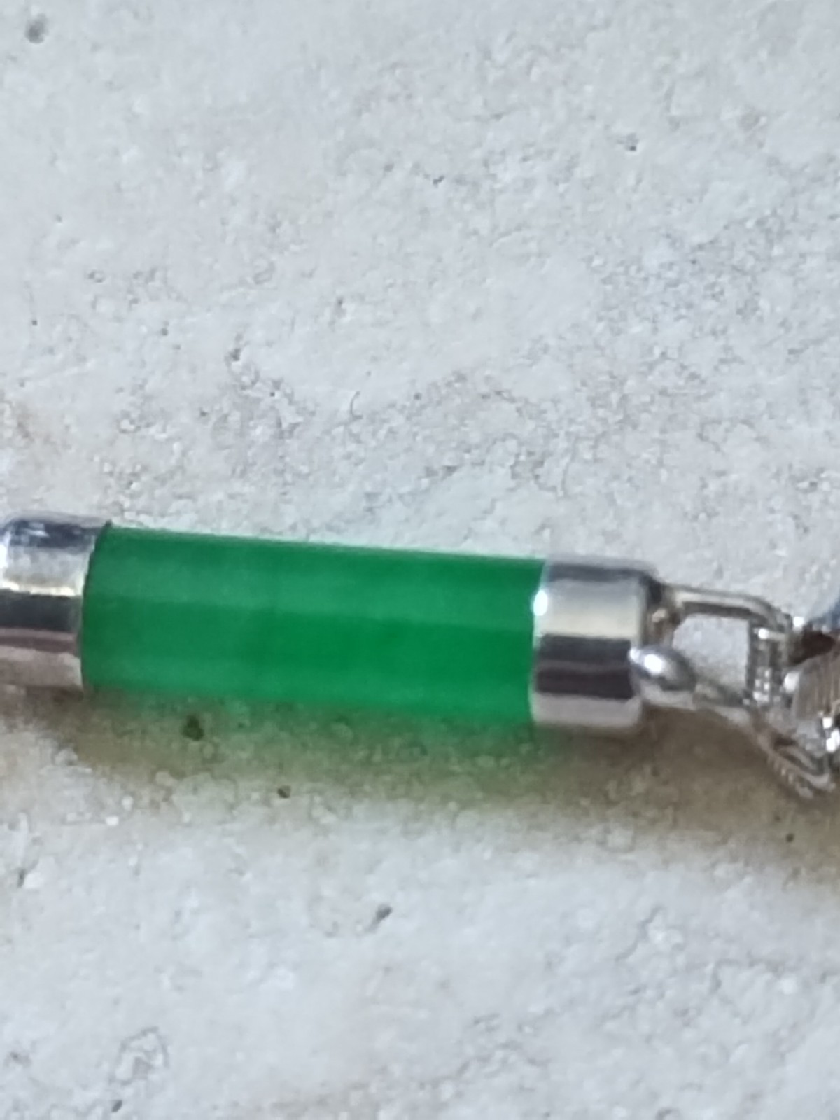 Multi-Stone 925 Sterling Silver Tube Cylinder Link Bracelet