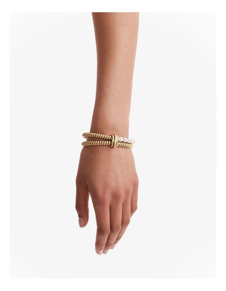 Mimco Shellicious Bangle in Pearl RRP$149.95