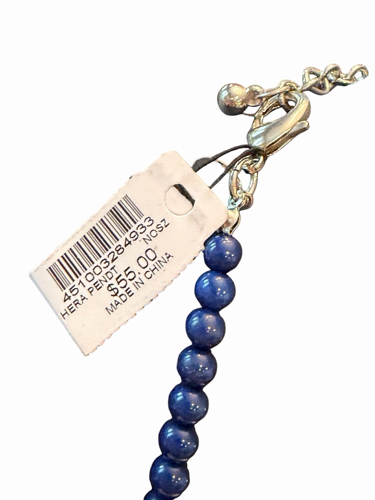 Chico’s Hera Pendant Necklace Turquoise Blue Statement Necklace NEW $55 Mermaid