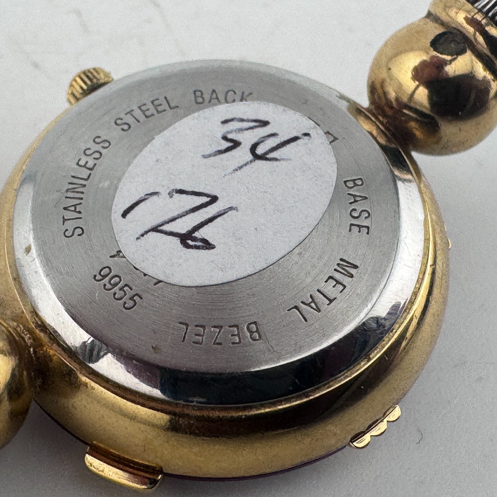 VTG Helbros Quartz Watch Women Removable Bezel Wire Cuff Bracelet New Battery