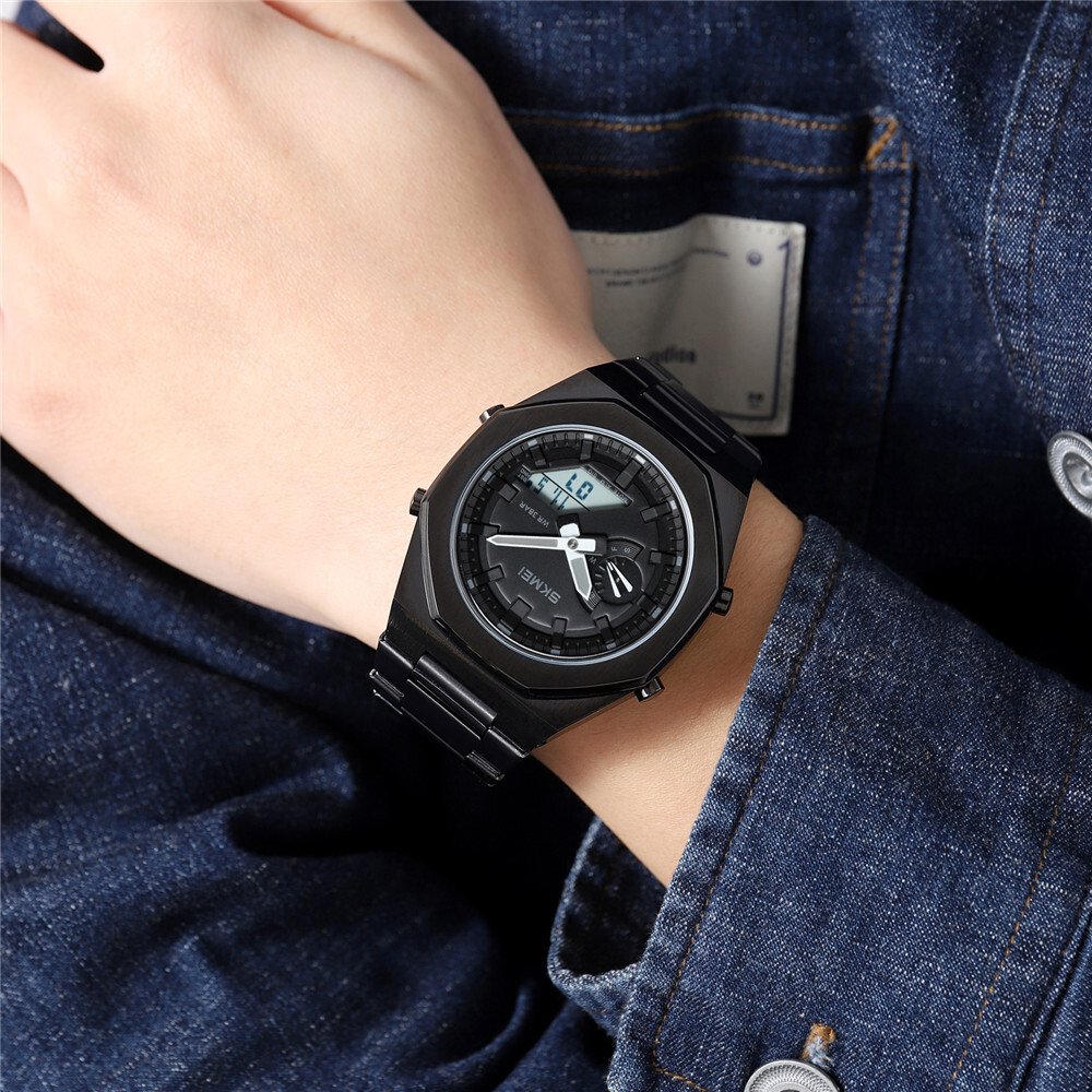 SKMEI Men Watch Luxury Military Wristwatch LED Digital Quartz Sport Watches Male