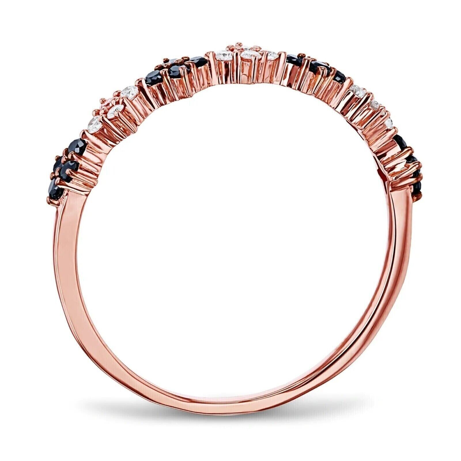 1.50 Ct Round Cut Simulated Diamond Engagement Ring 14K Rose Gold Plated