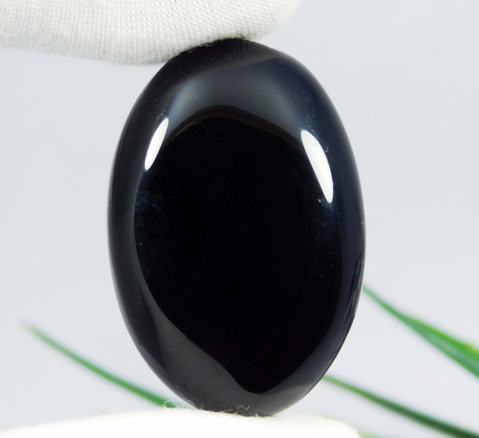 Natural Black Onyx Sulemani Hakik Stone 40.50 Ct Loose Gemstone For Jewelry