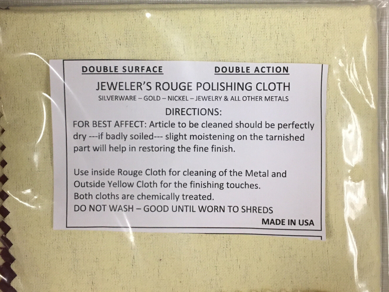 Fabulustre Jewelers Rouge Polishing Cloth – Set Of 6