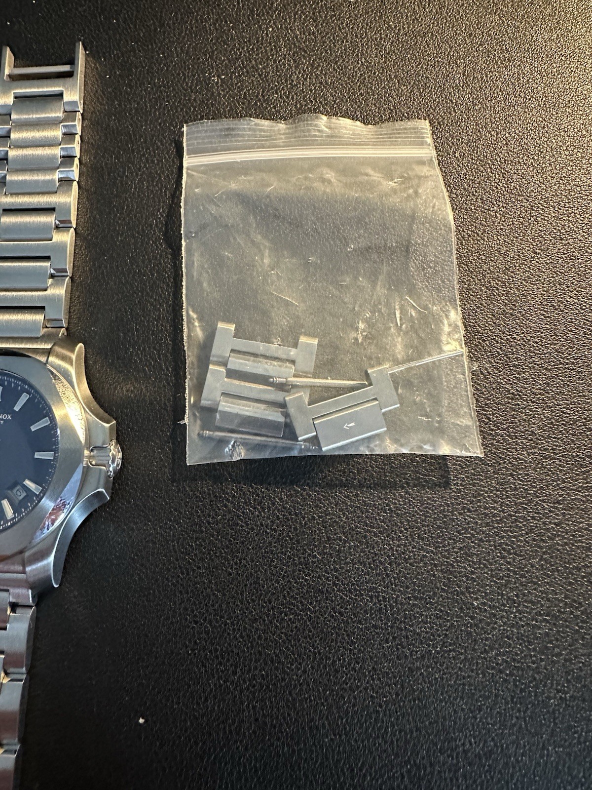 Victorinox INOX Watch Blue Dial With Links